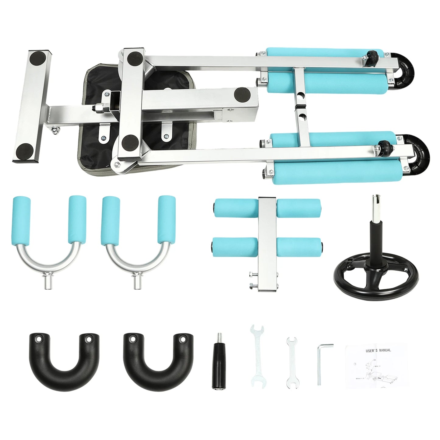 Leg Stretcher Machine, 0-210° Adjustable Split Machine for Flexibility Leg Stretching, 330.7lbs Heavy Duty Home Gym Equipment for Dance Yoga Martial Arts