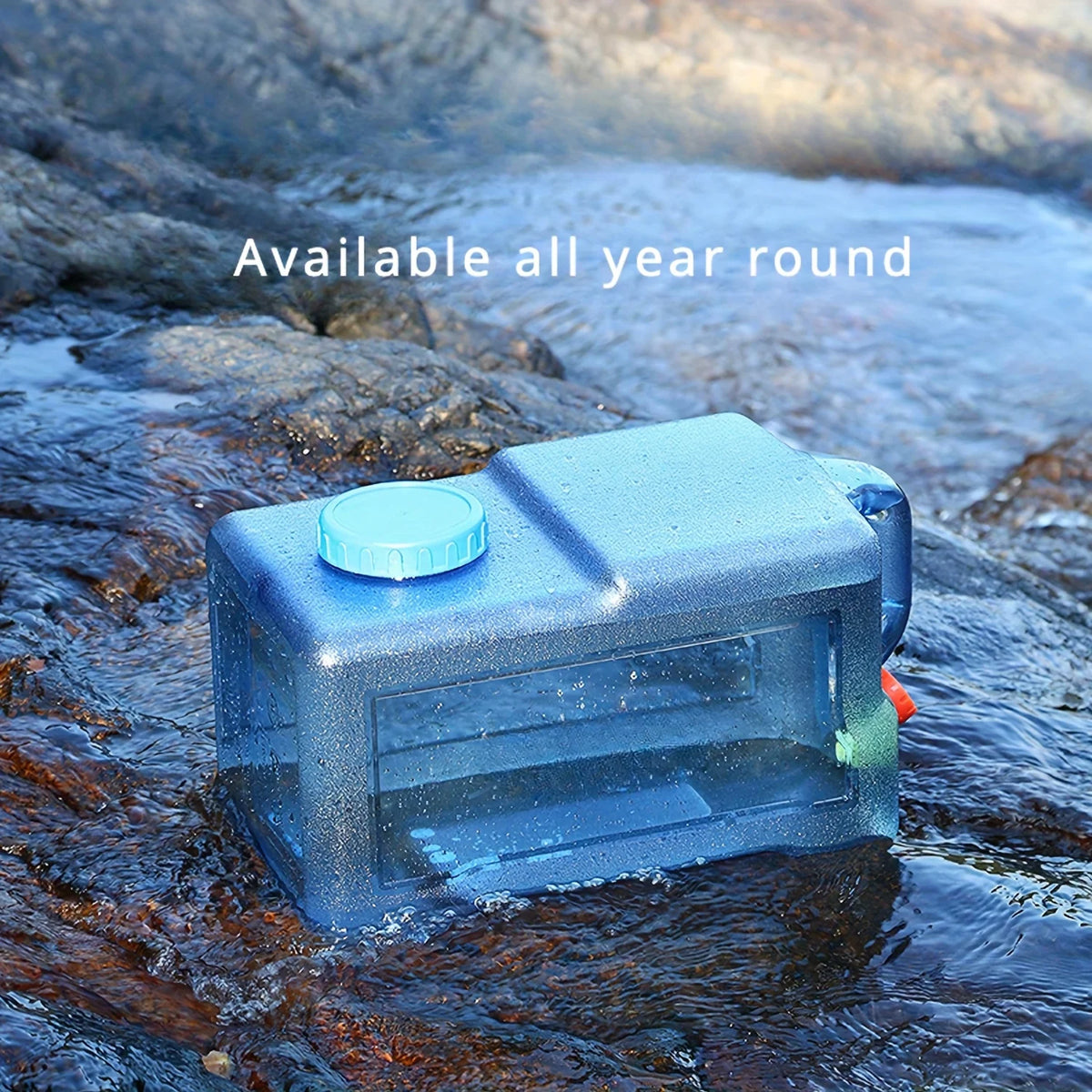 LYDHOOME Portable Water Storage Tank With Faucet For Camping