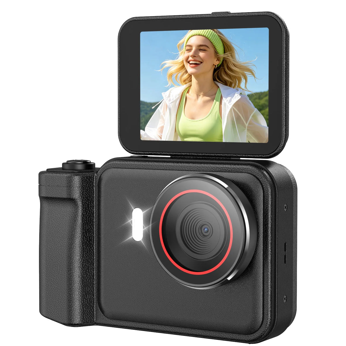 WO 4K Autofocus Digital Camera With Flip Screen For Travel