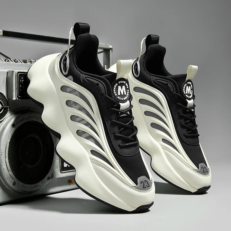 Lexsan Men Breathable Casual Sneakers Lace Up Shoes