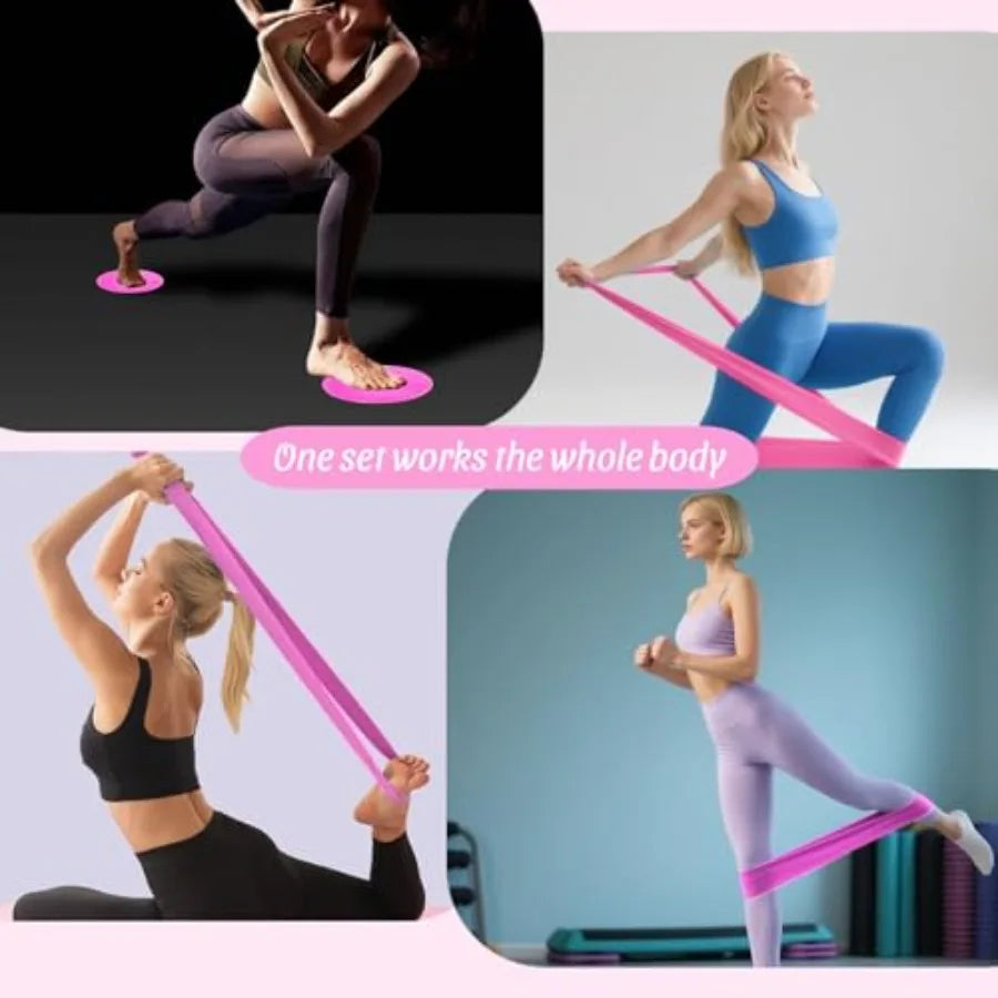 YAO HUI HUANG Pilates Equipment Kit with Ring Ball Set