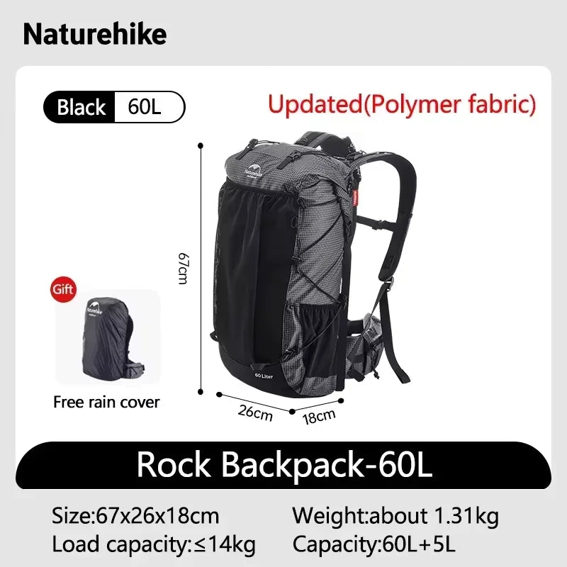 Naturehike Waterproof Hiking Backpack With Rain Cover