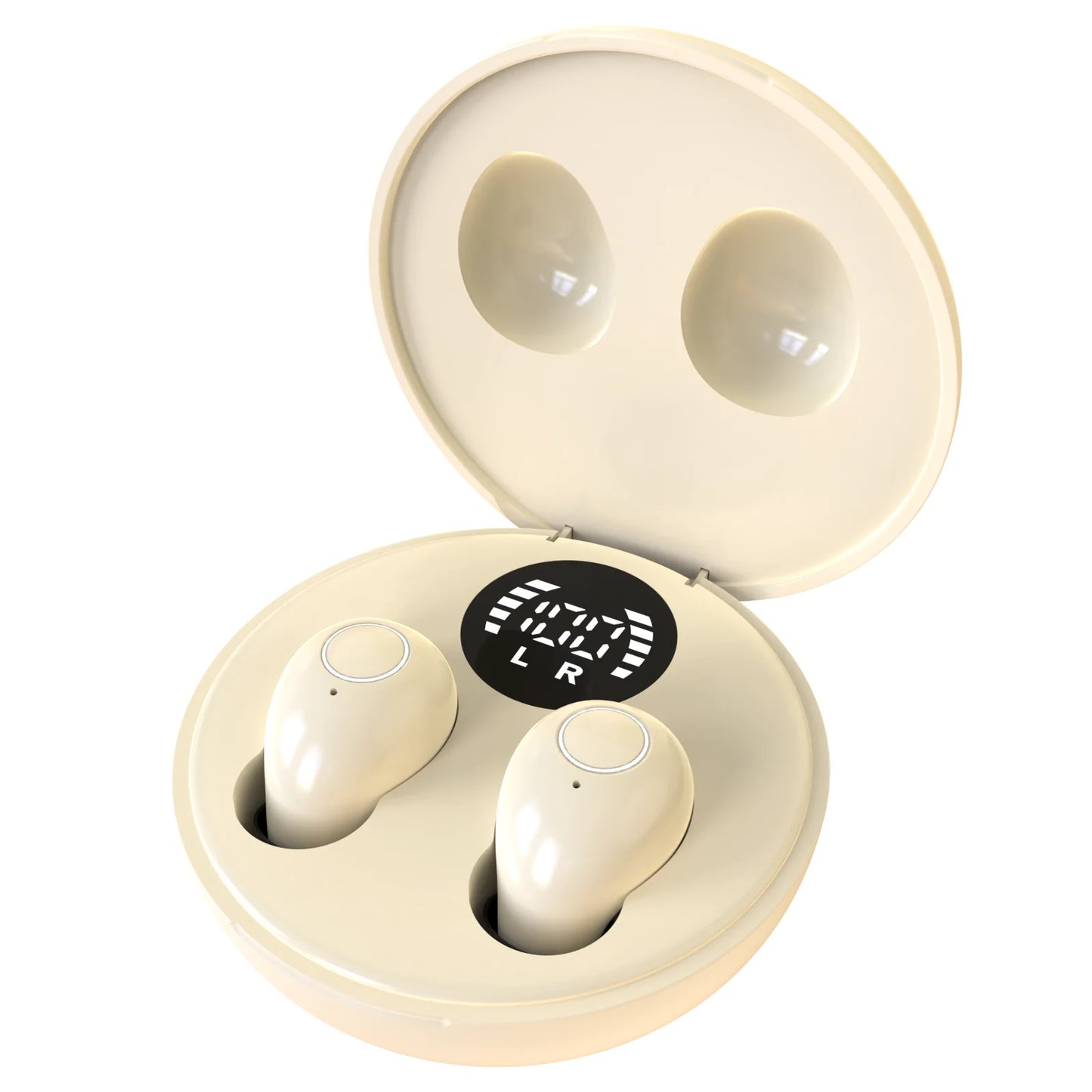 Ultra Small Invisible Sleeping Earbuds Wireless Bluetooth Earphones, Bass HIFI Music, Suitable For Casual Sports, Work, Classroom, Comfortable Wearing Noise Cancelling Headphones, Birthday Gift For Male And Female Couples And