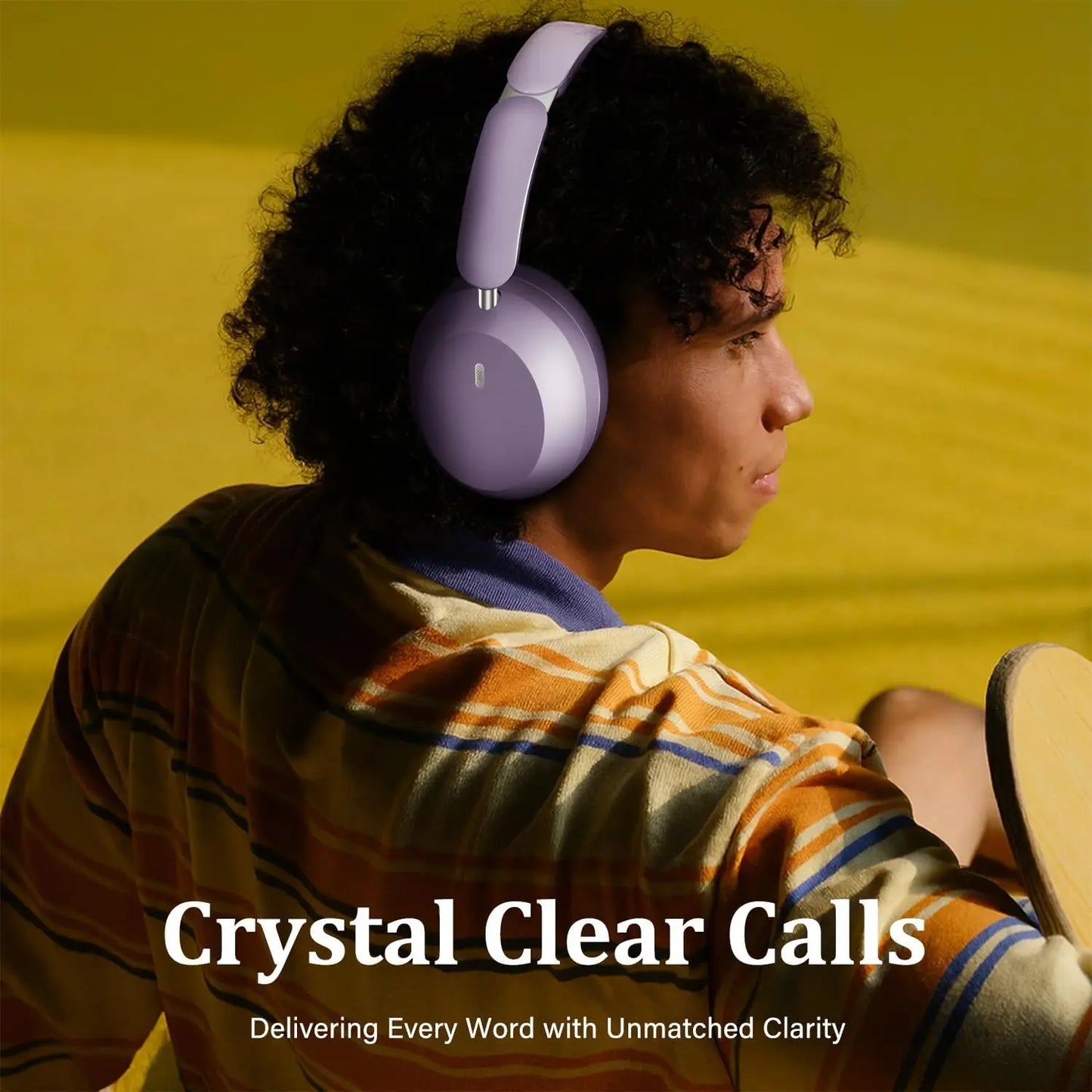 Active Noise Cancelling Wireless Over-Ear Headphones With 48H Playtime