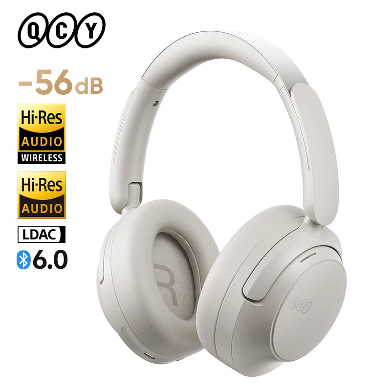 QCY BH25H3SA Wireless Adaptive ANC Over Ear Headphones LDAC