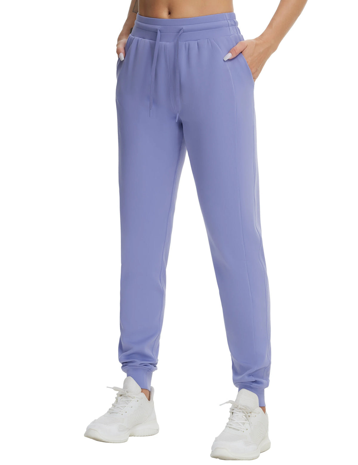 THE GYM PEOPLE Women's Drawstring Workout Joggers With Pockets