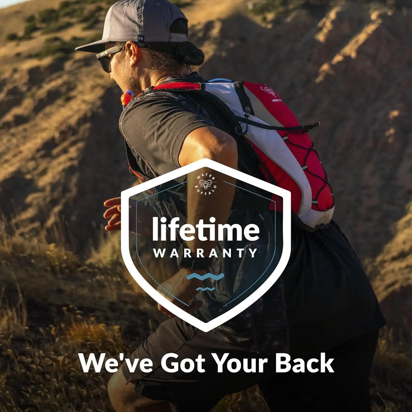 Water Buffalo Hydration Backpack For Hiking And Running
