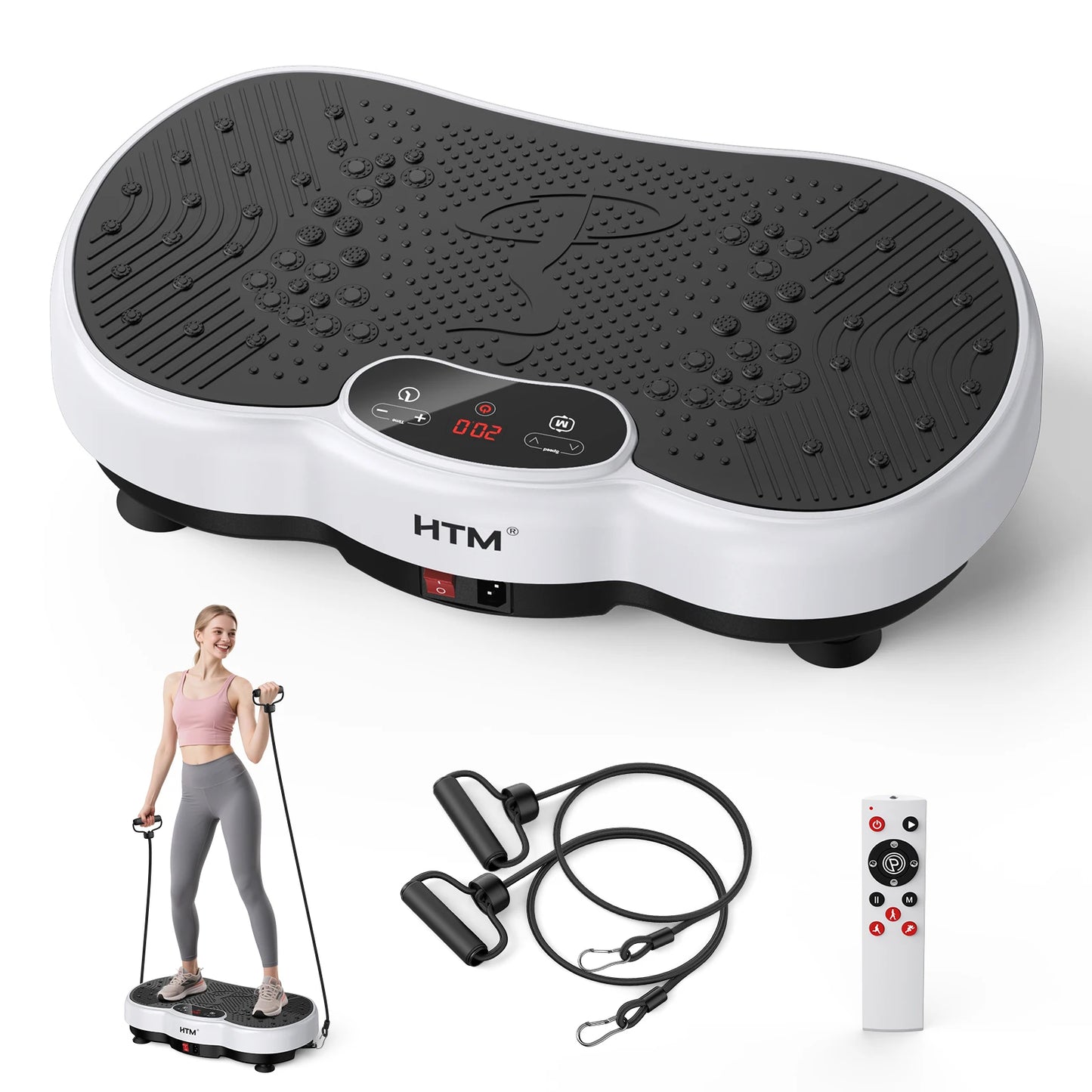 Whole Body Fitness Massage Calorie Counter Vibration Plate 120 Speed Levels Professional Machine for Effortless Body Sculpting