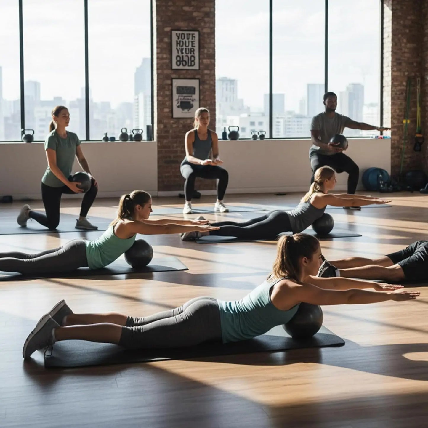 YTYIN Mini Pilates Balls With Pump For Barre And Yoga