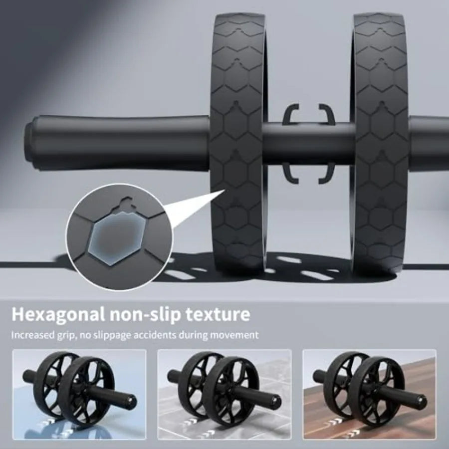 Ab Roller Wheel With Adjustable Resistance For Abs Core Workout