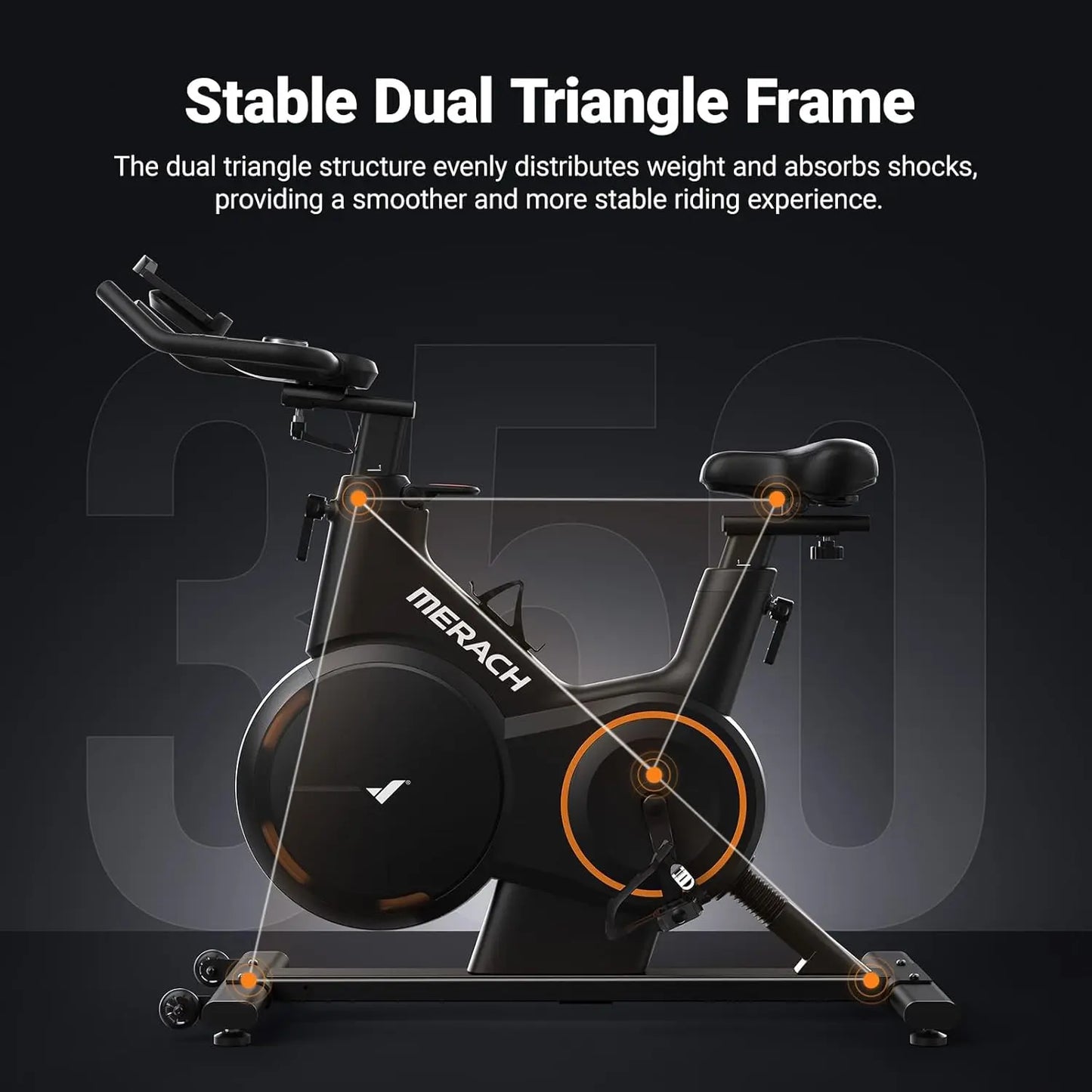 Exercise Bike With Incline And Decline, Automated Magnetic Resistance