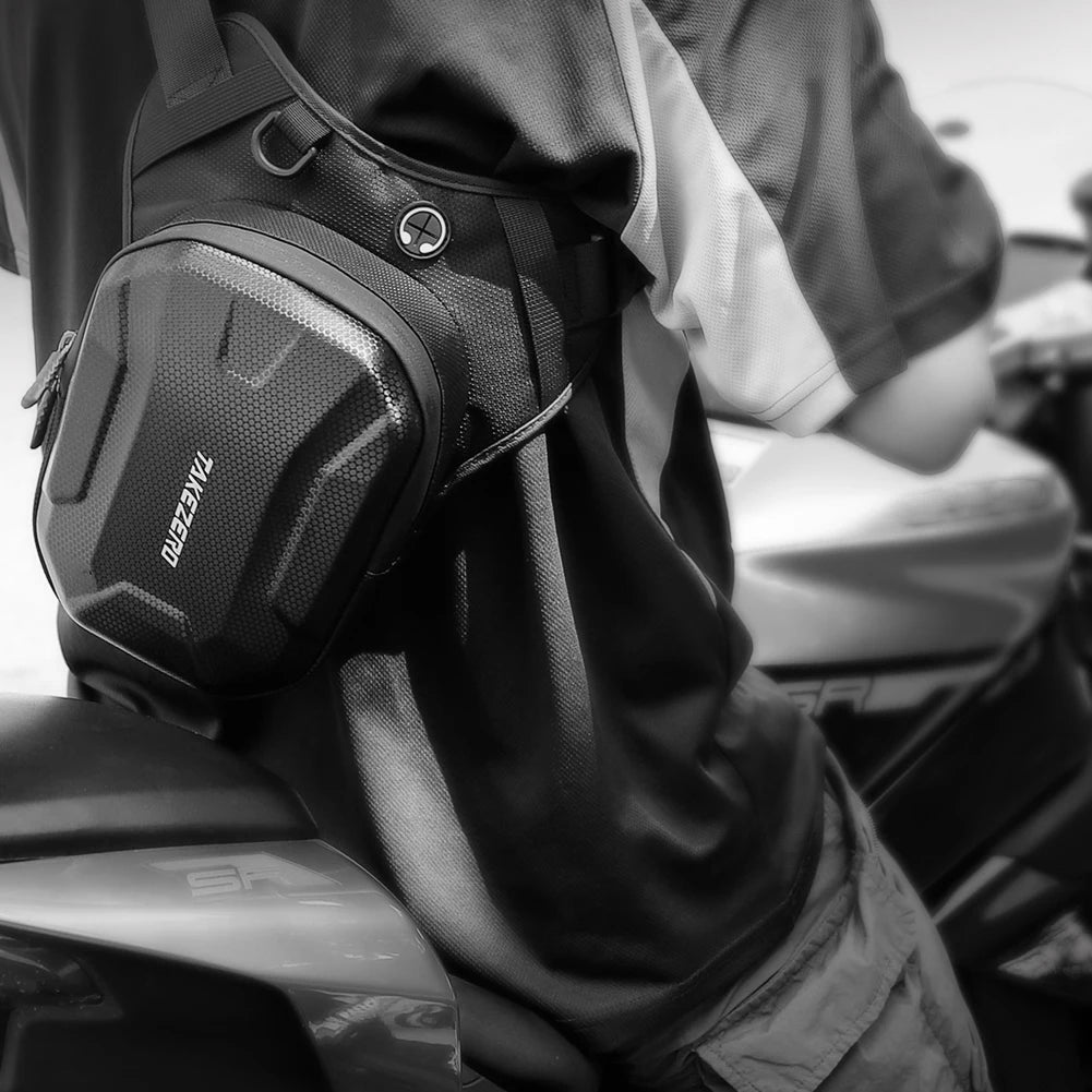 APWIKOGER Motorcycle Leg Side Bag Waterproof Travel Fanny Pack