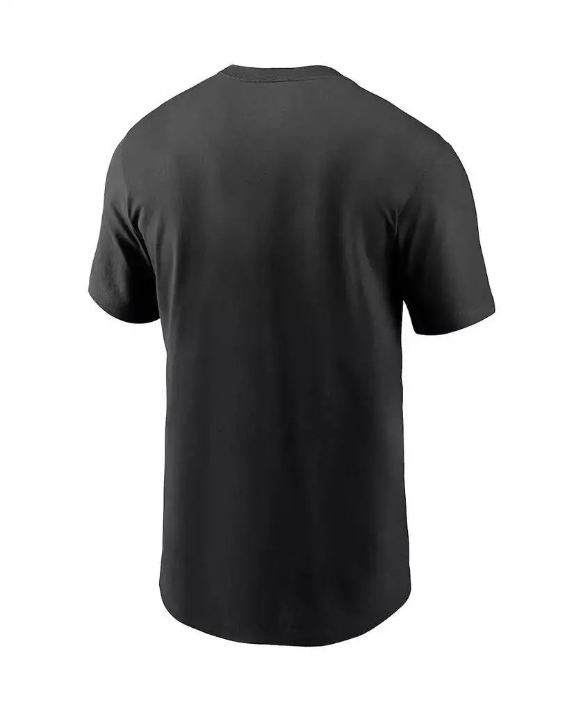 Nike | Men's Black Pittsburgh Steelers Yard Line Fashion Asbury T-shirt