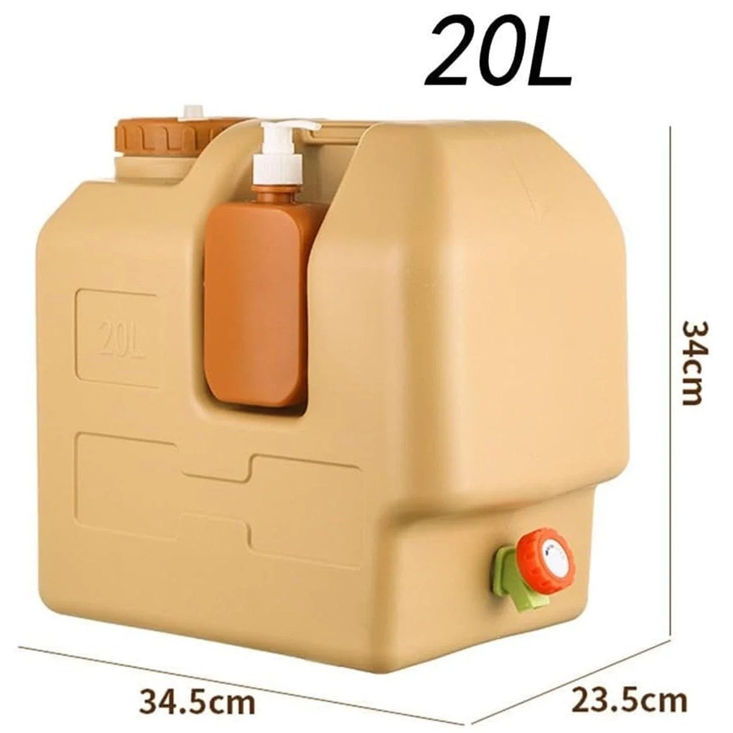 Emergency Water Container Portable Camping Water Bag With Spigot