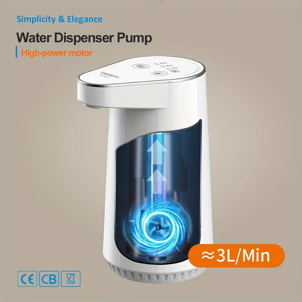 Rechargeable Water Bottle Dispenser Pump For Home And Office Use