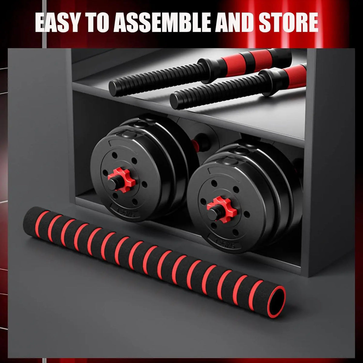 Adjustable Dumbbell Set For Home Gym Fitness Strength Training
