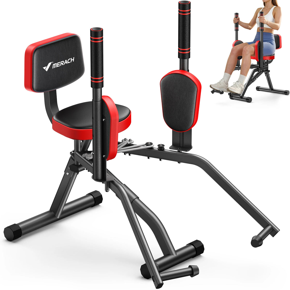 Merach Hip Abductor And Adductor Leg Trainer With Resistance Bands