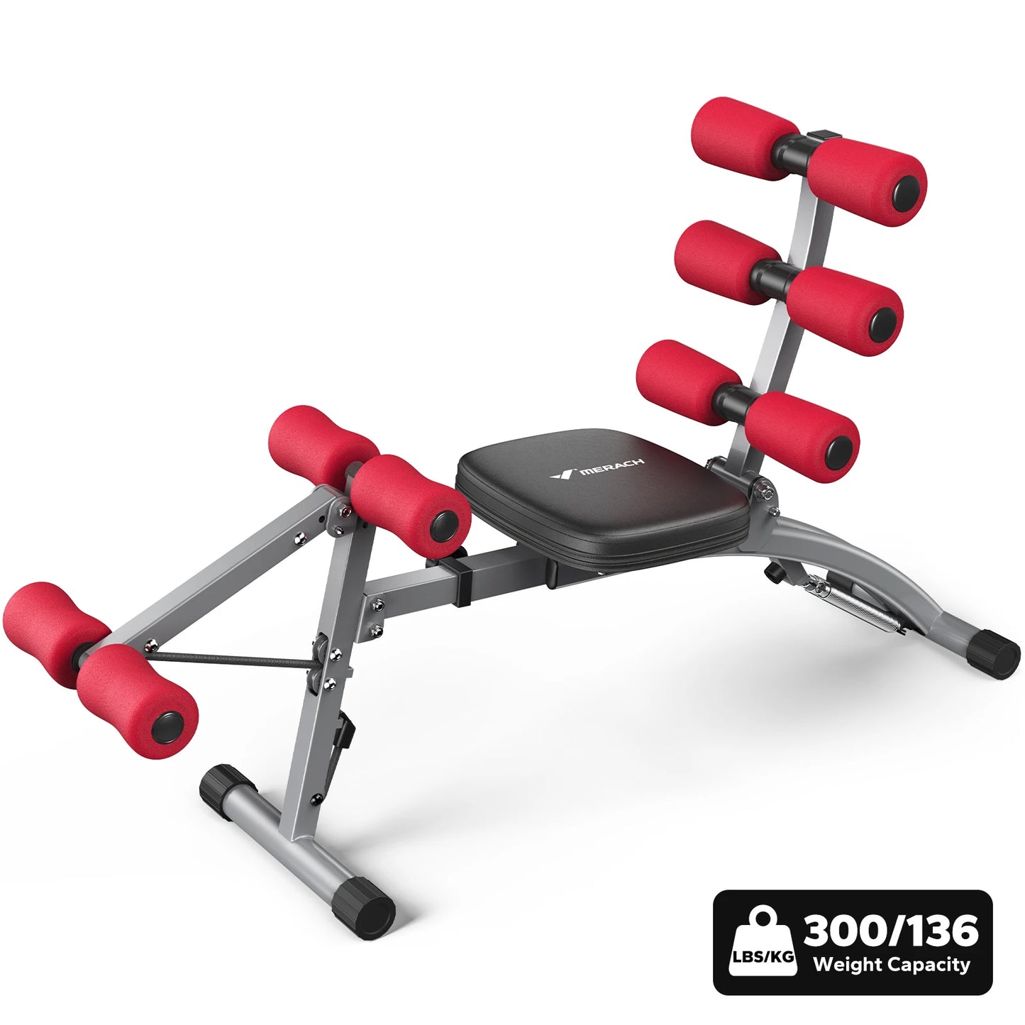 MERACH Ab Machine Adjustable Trainer For Home Gym System