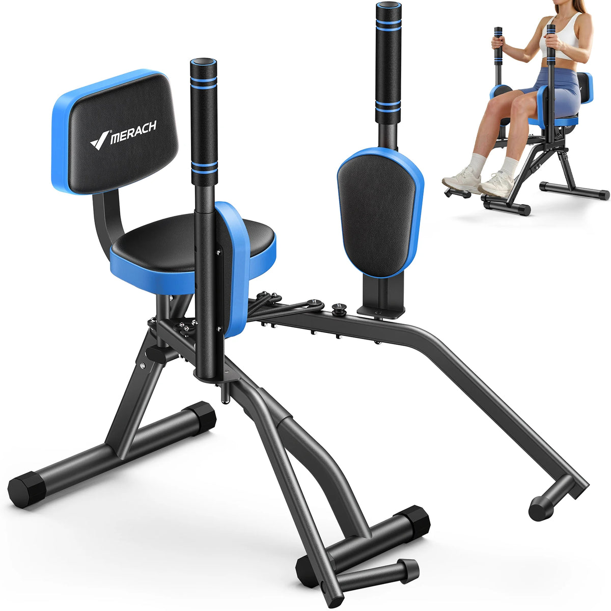 Merach Hip Abductor And Adductor Leg Trainer With Resistance Bands