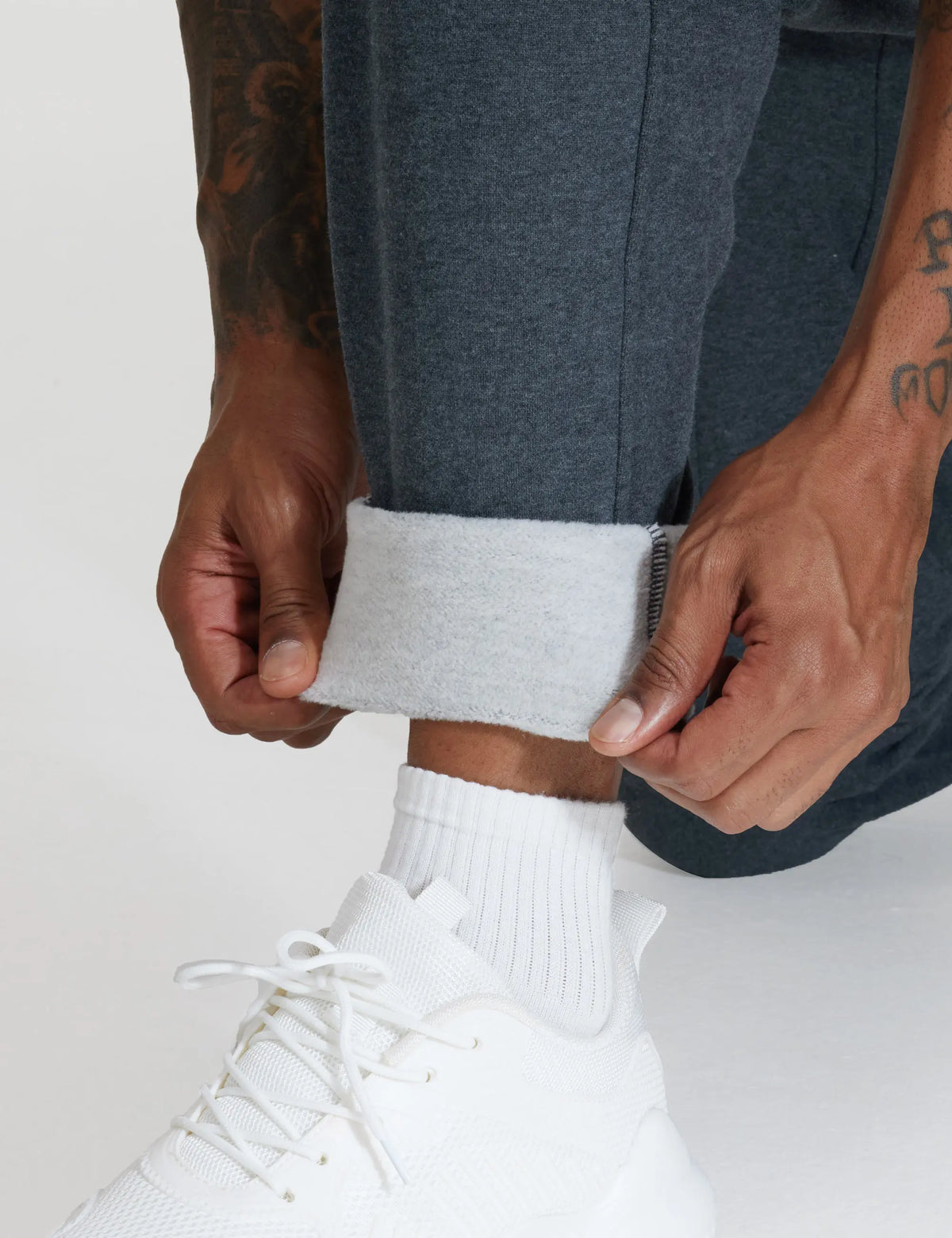 THE GYM PEOPLE Men's Fleece Workout Jogger Sweatpants With Pockets