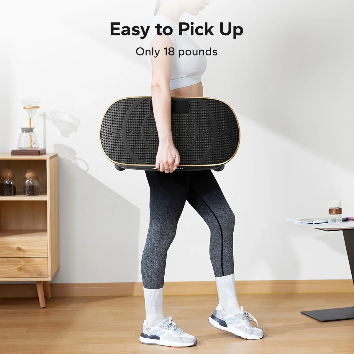 MERACH Vibration Plate Exercise Machine Whole Body Workout Power Vibrate Fitness Platform Vibration Weight Loss&Shaping