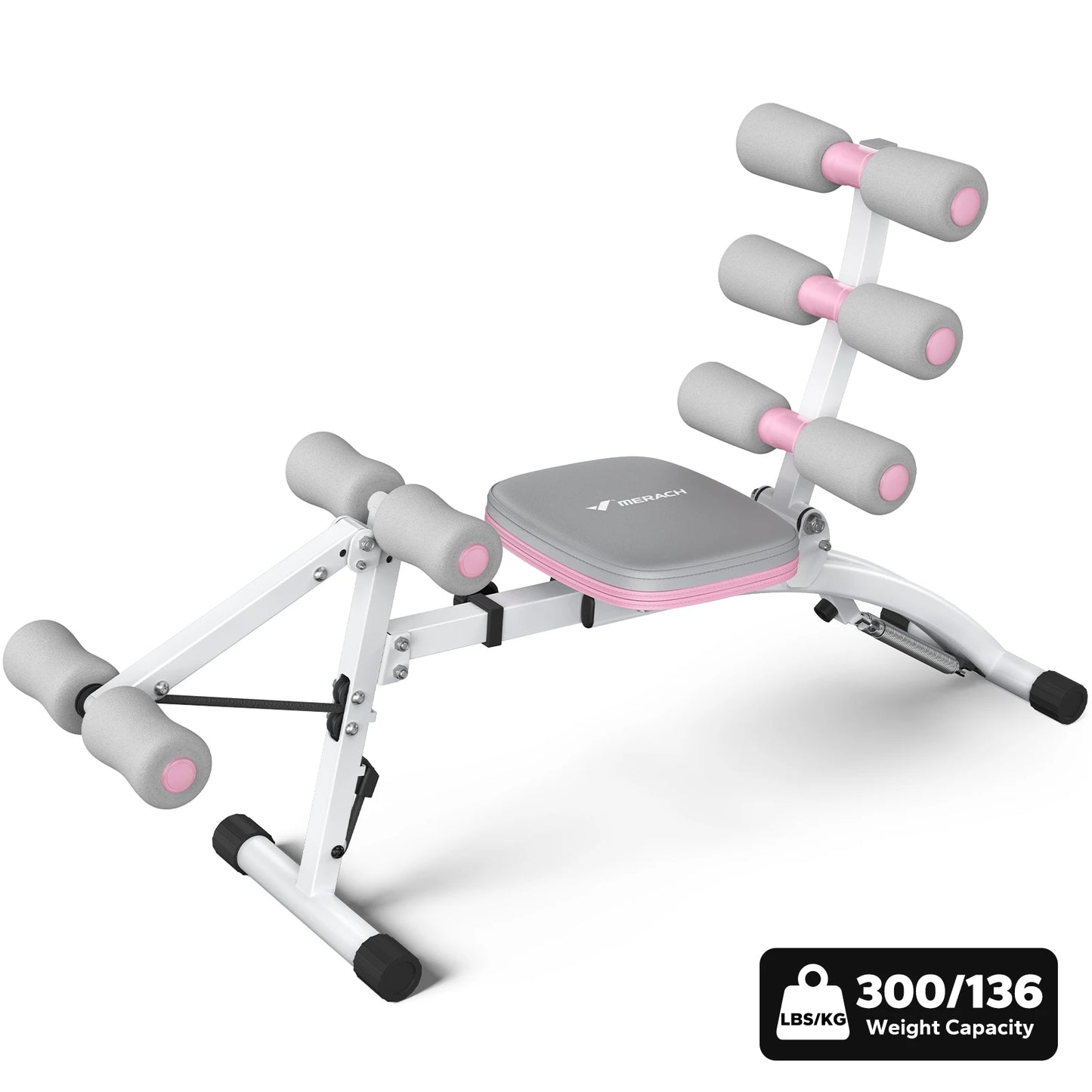 MERACH Ab Machine Adjustable Trainer For Home Gym System