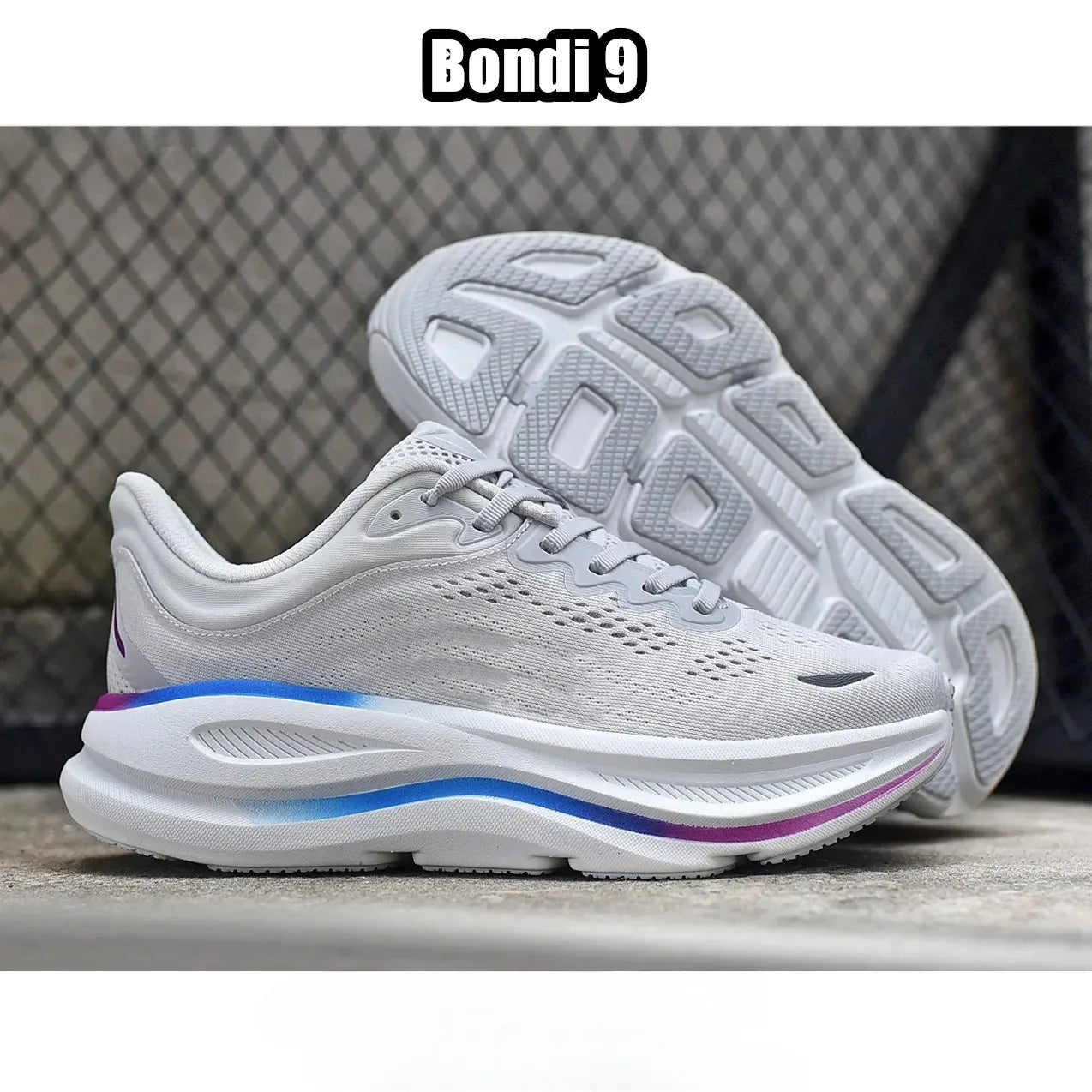 Designer shoes Clifton 10 Bondi 9 Running shoes Mens Womens jogging sneakers White Black Pink Blue Grey Navy Green Outdoor Soft