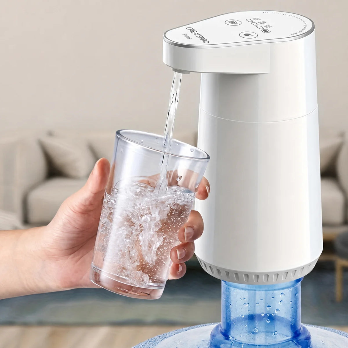 Rechargeable Water Bottle Dispenser Pump For Home And Office Use