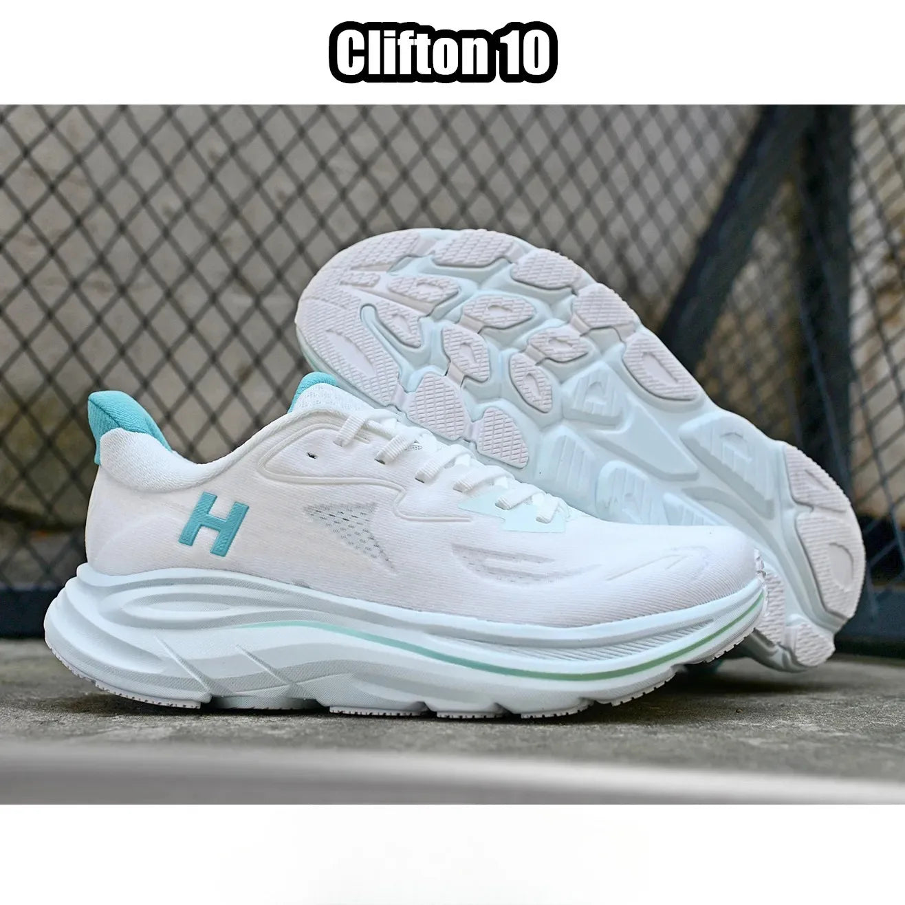 Designer shoes Clifton 10 Bondi 9 Running shoes Mens Womens jogging sneakers White Black Pink Blue Grey Navy Green Outdoor Soft