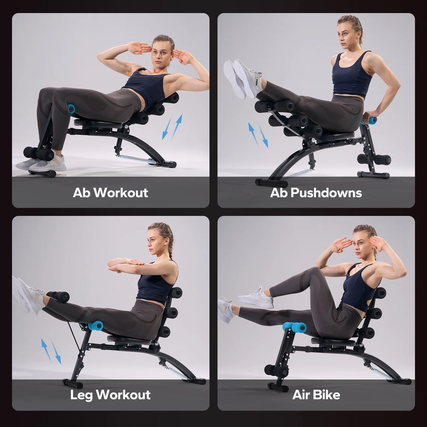 MERACH Ab Machine Adjustable Trainer For Home Gym System