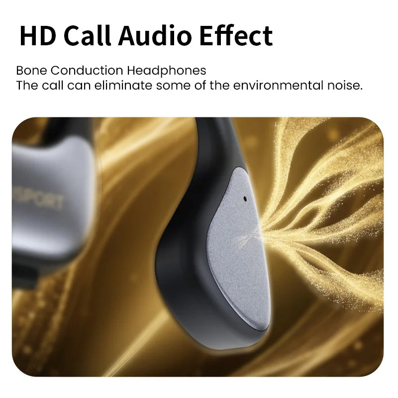 Bone Conduction Wireless Bluetooth Headphones With Microphone