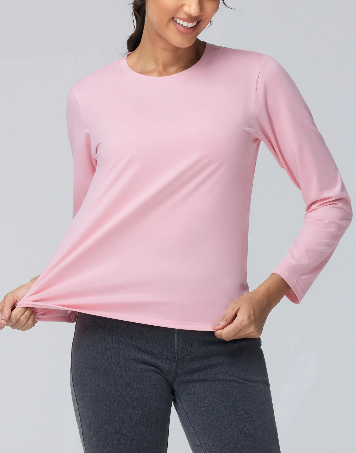 THE GYM PEOPLE Women's Long Sleeve Sun Protection Workout Shirt