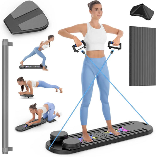 Foldable Pilates Reformer 7 In 1 Ab Core Trainer Portable