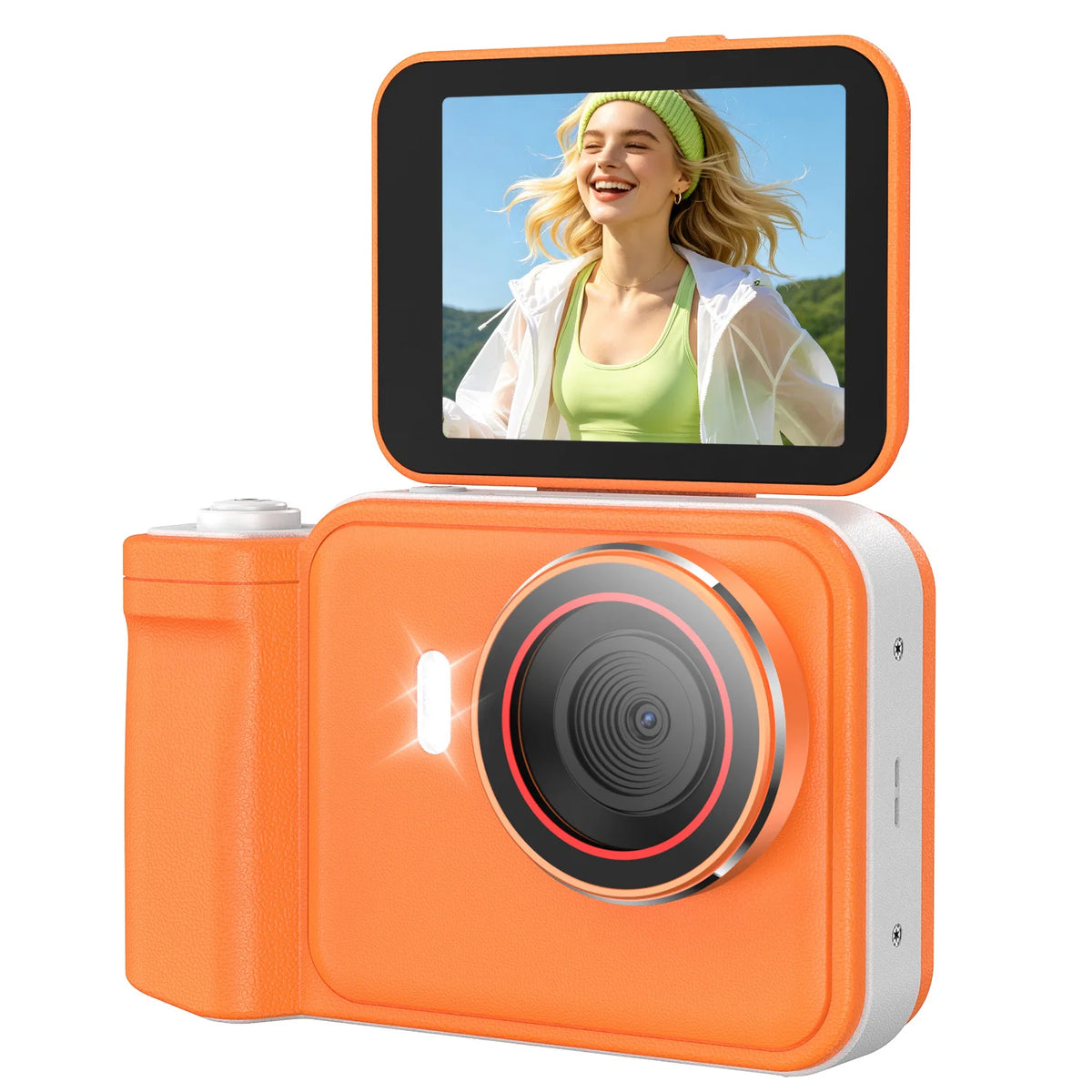 WO 4K Autofocus Digital Camera With Flip Screen For Travel