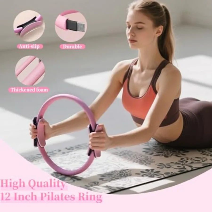 YAO HUI HUANG Pilates Equipment Kit with Ring Ball Set