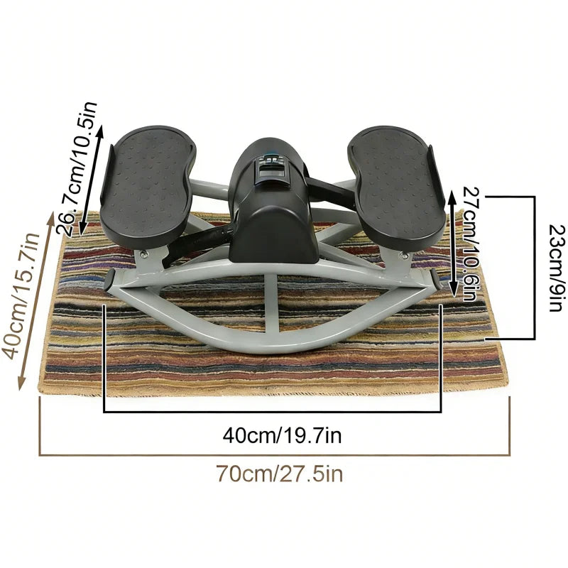 LUSQI Rock Stepper Silent Portable Exercise Machine For Home Gym