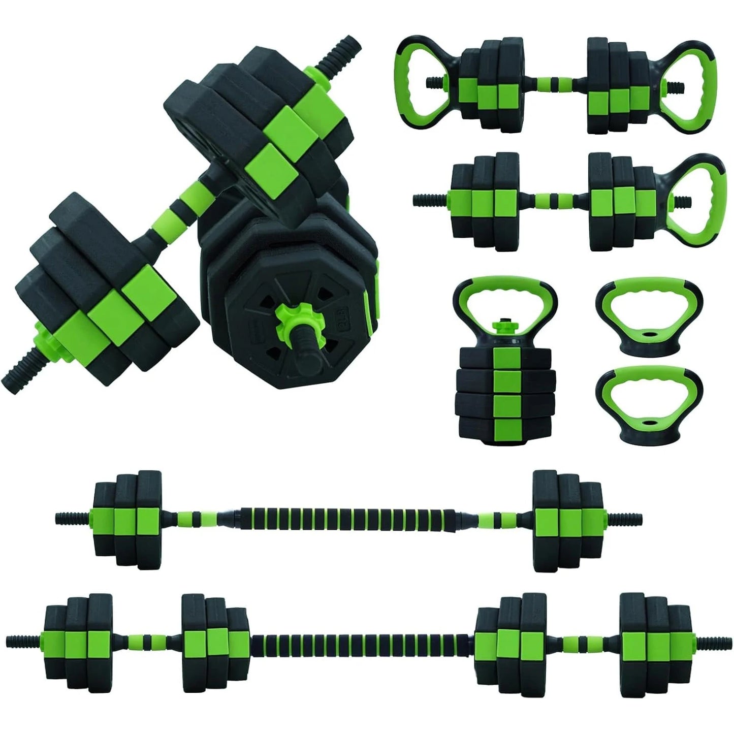 HiMISS 4-In-1 Adjustable Kettlebell And Dumbbell Set For Home Gym