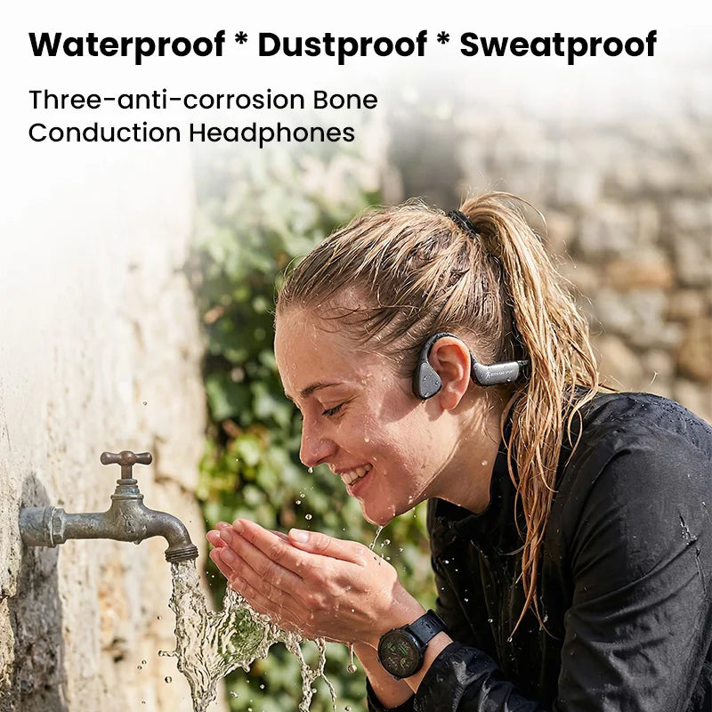Bone Conduction Wireless Bluetooth Headphones With Microphone