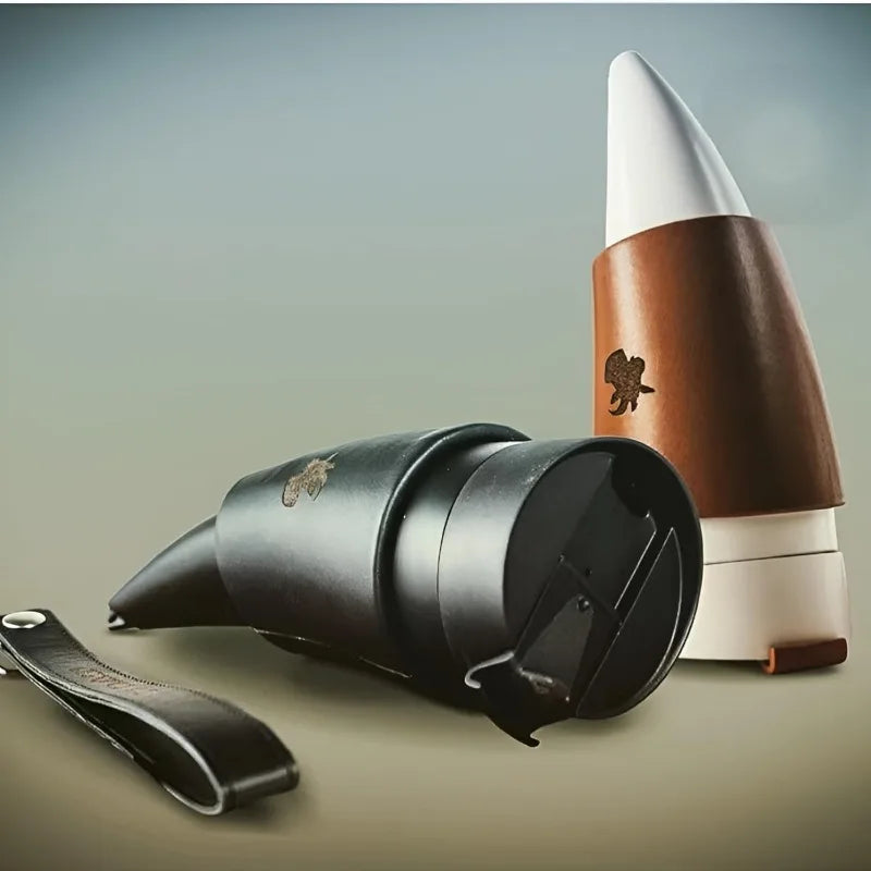 Goat Horn Design Stainless Steel Insulated Travel Water Bottle