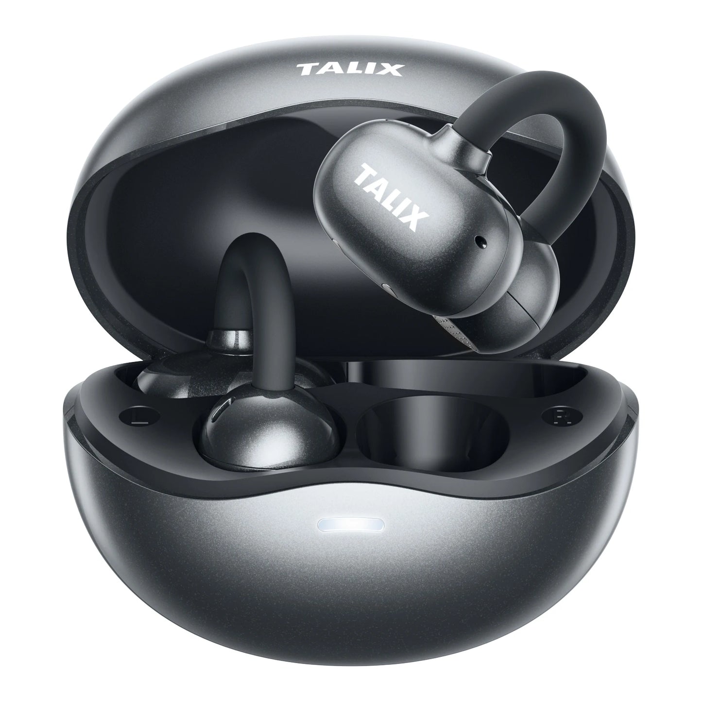 TALIX Ultra Open Ear Earbuds X6 Clip-On Headphone with Directional Sound Ultra-Light Comfort Fit 40H Playtime Spatial Sound