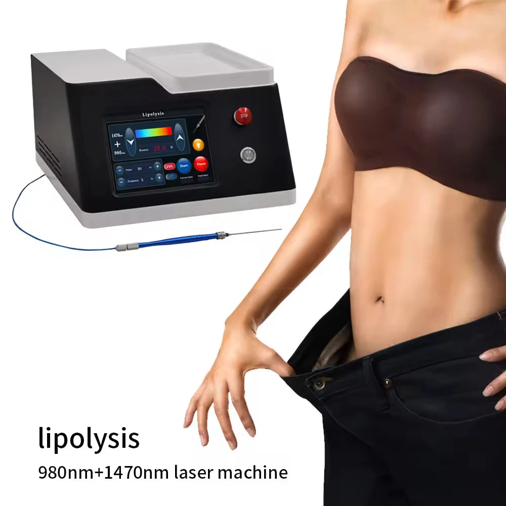 Portable Facial Lifting Laser Machine 980nm 1470nm Body Skin Tightening