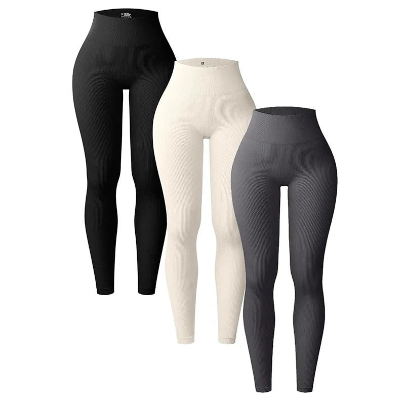 Women's Seamless High Waisted Yoga Pants Leggings Hip Lifting