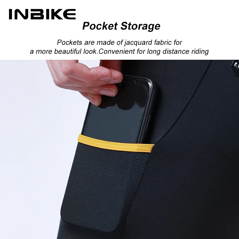 INBIKE Winter Fleece Cycling Jersey and Padded Bib Pants Set