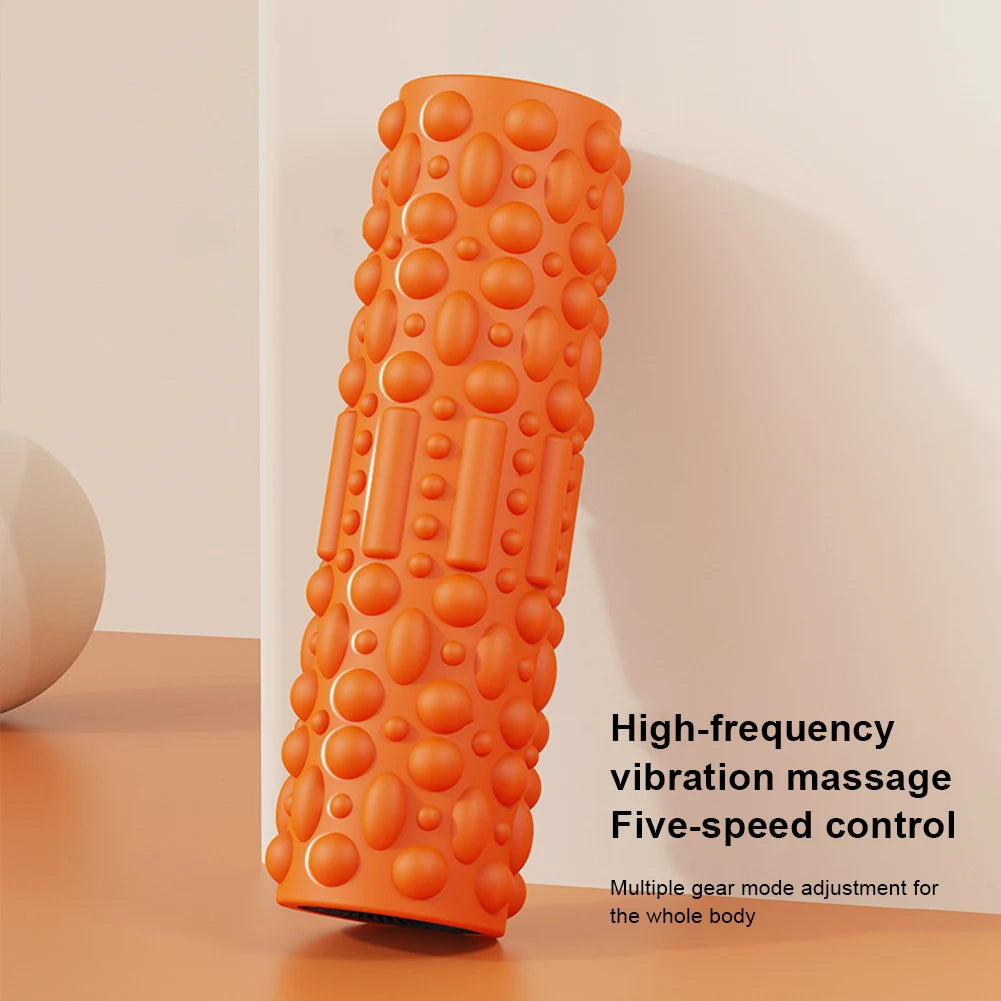 NovaSphere Rechargeable Electric Vibrating Foam Roller Massage Column
