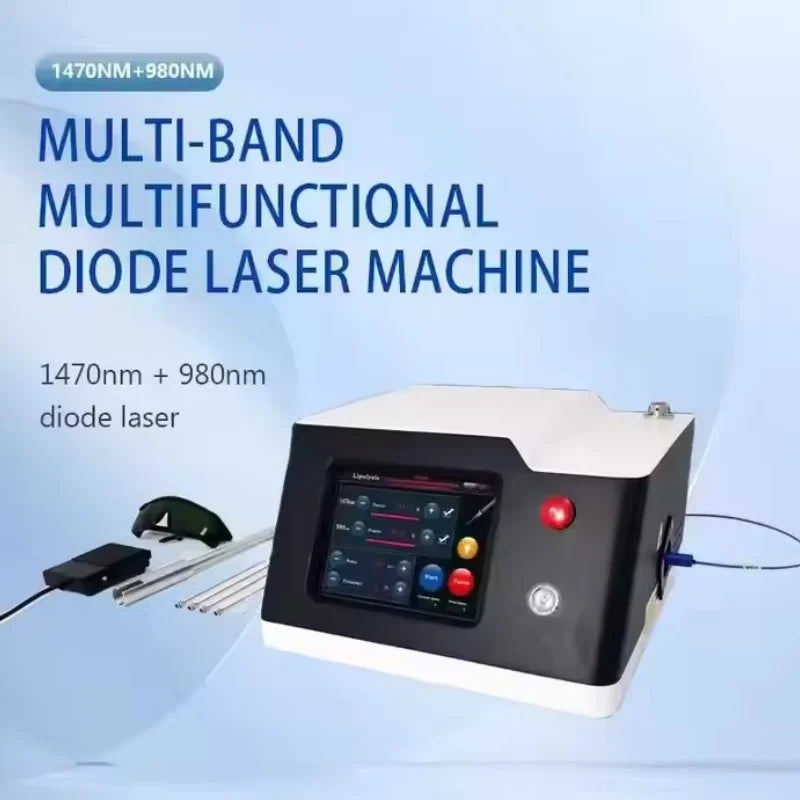Portable Facial Lifting Laser Machine 980nm 1470nm Body Skin Tightening