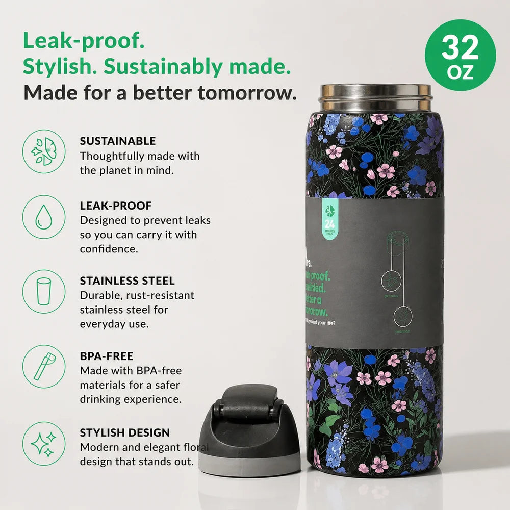 XMSJ Insulated Water Bottle Car Cup With Stylish Design