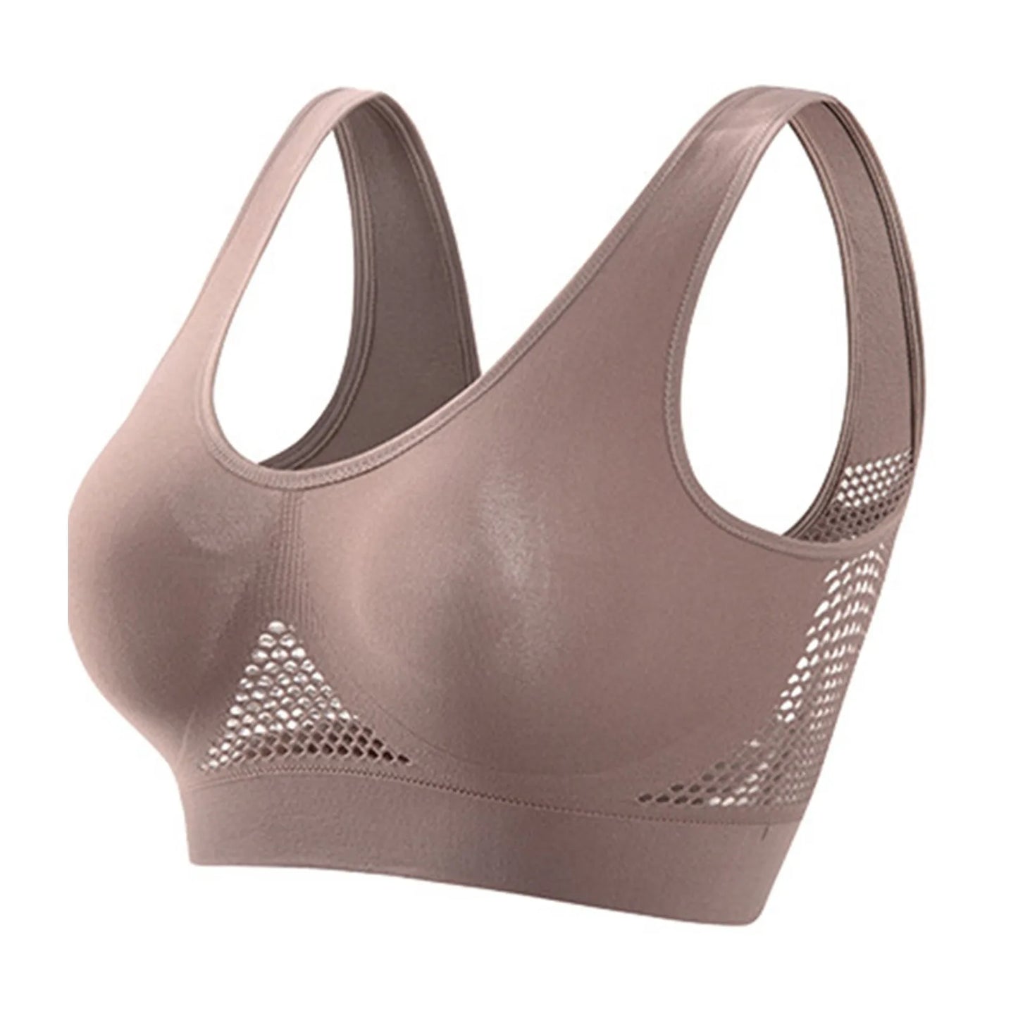 Womens Running Sports Bra Shockproof Soft Support Yoga Vest