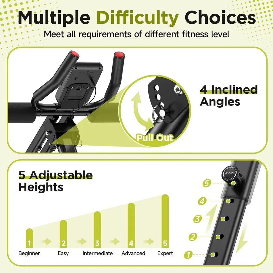 MBVM Adjustable Ab Workout Machine For Full Body Home Gym