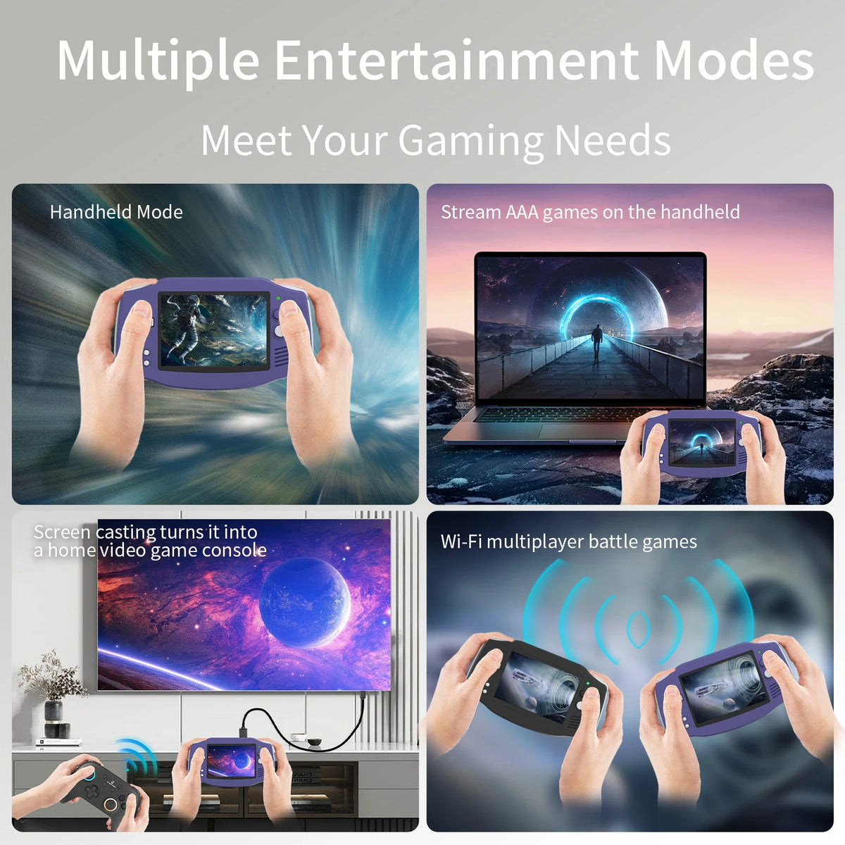 Anbernic RG34XX Retro Handheld Game Consoles Linux 64-bit 3.4-inch IPS 720*480 Screen H700 Quad-core 3500mAh RG 34XX Portable Gaming Console  Streaming WiFi Bluetooth HD TV Output