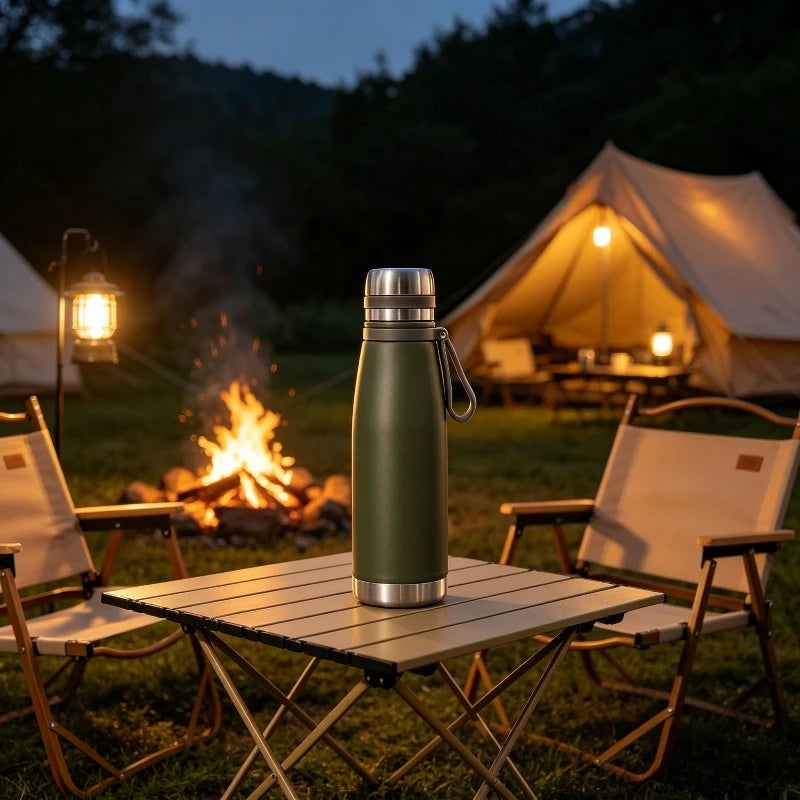 Wide Mouth Insulated Stainless Steel Thermos for Travel and Commuting